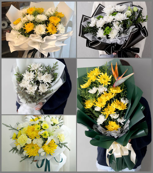 广东汕尾市海丰县平东镇新平村白事花束代送